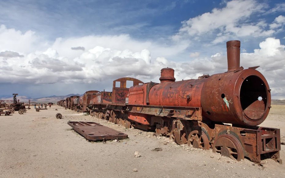 Uyuni Train Cemetery, Uyuni, Potosí Department, Bolivia